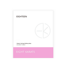 Load image into Gallery viewer, Eight Karats Eighteen Vitaskin Hydrogel Melting Mask