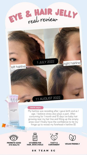 Eye & Hair Booster Jelly Supplement